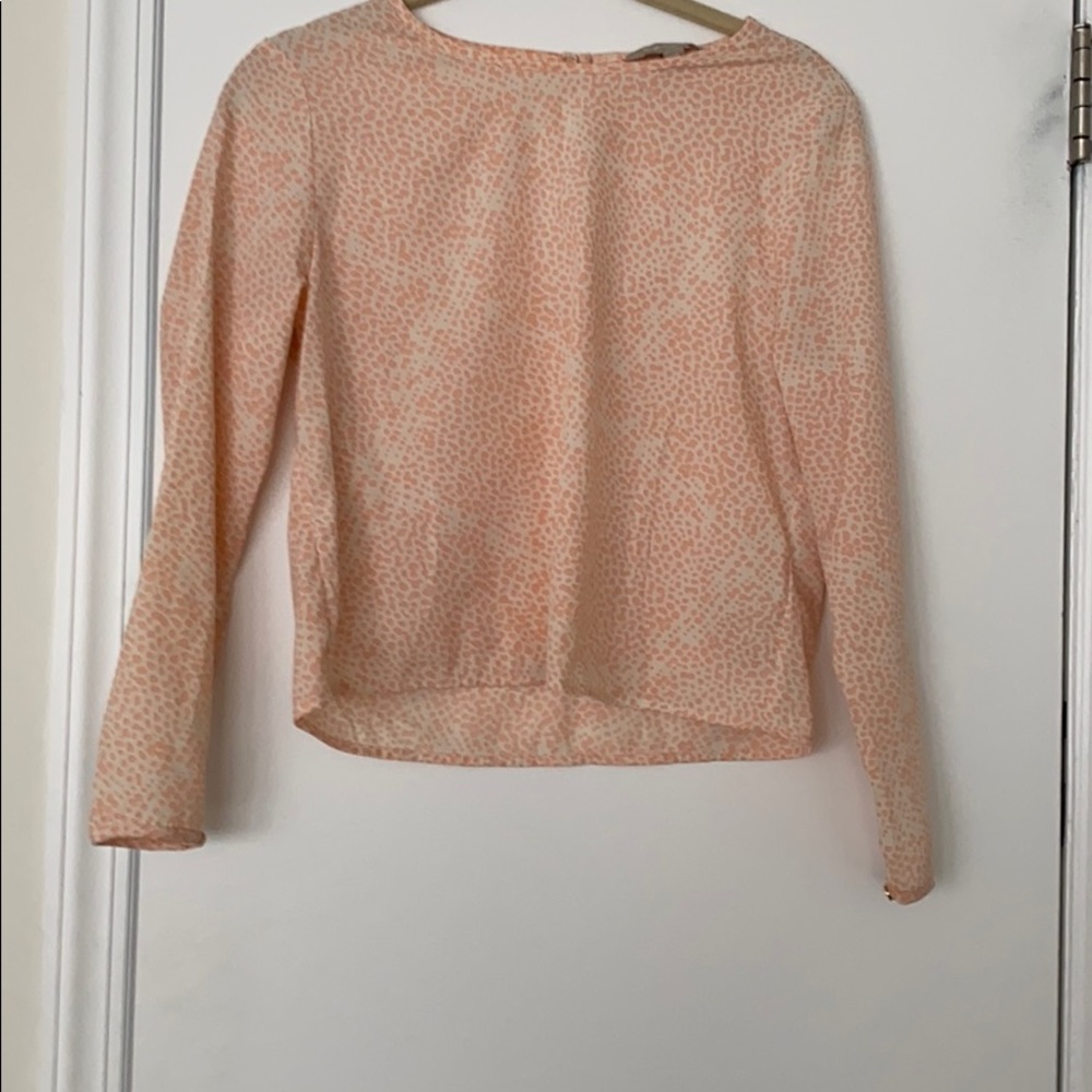 Pink and Cream Blouse